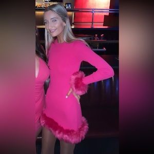 Show Me Your Mumu Bright Pink Dress XSMALL